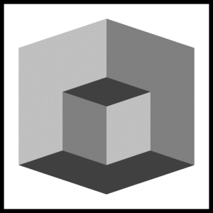 Box illusion cube